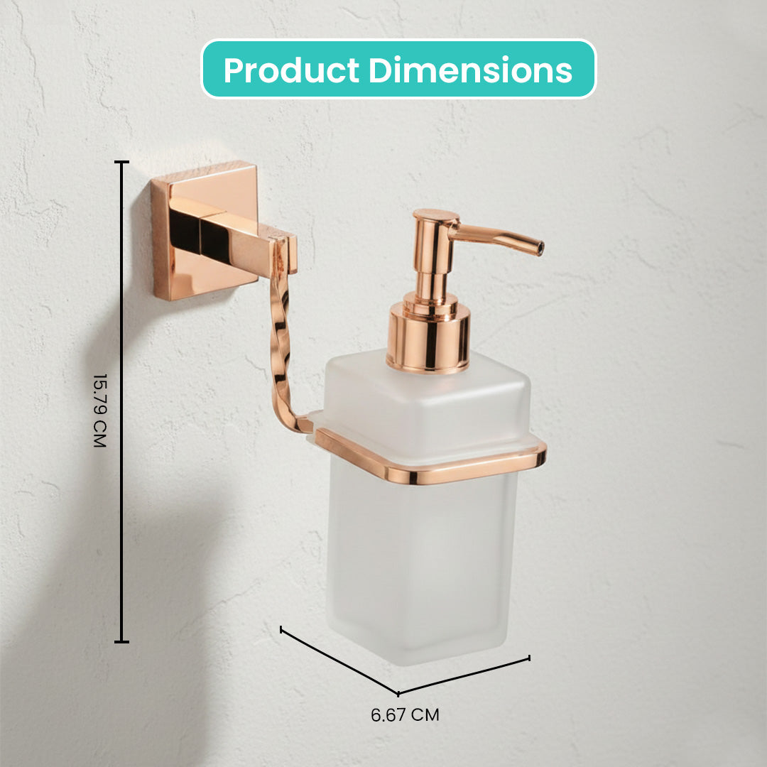 Buy Brass Liquid Dispenser In Rose Gold For Bathroom | IHC – IHC Home ...